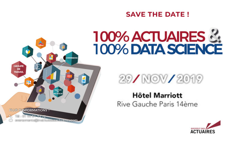 Affiche 100% Actuaires 100% Data Science